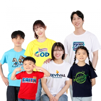 교회단체티 여름성경학교 티셔츠 수련회 아웃리치 단체복 모음